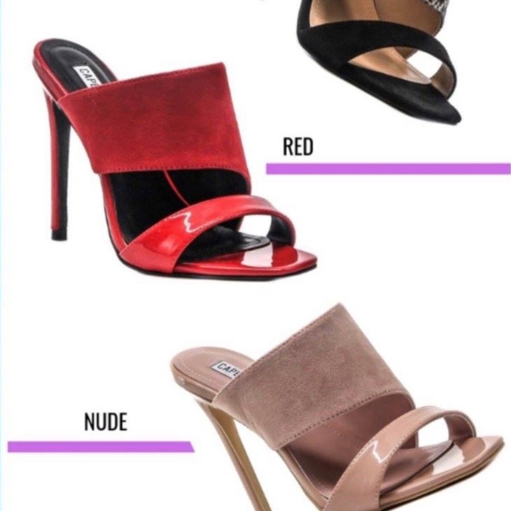 Brand New Nude mules